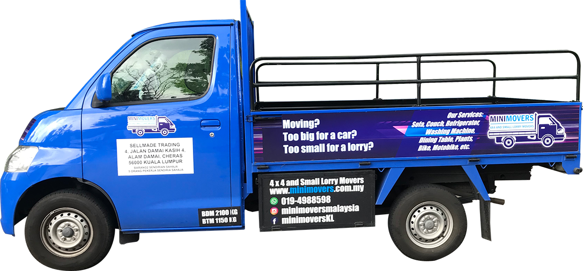 Movers Malaysia | Best 4x4, Pickup and Lorry Rental - Mini Movers